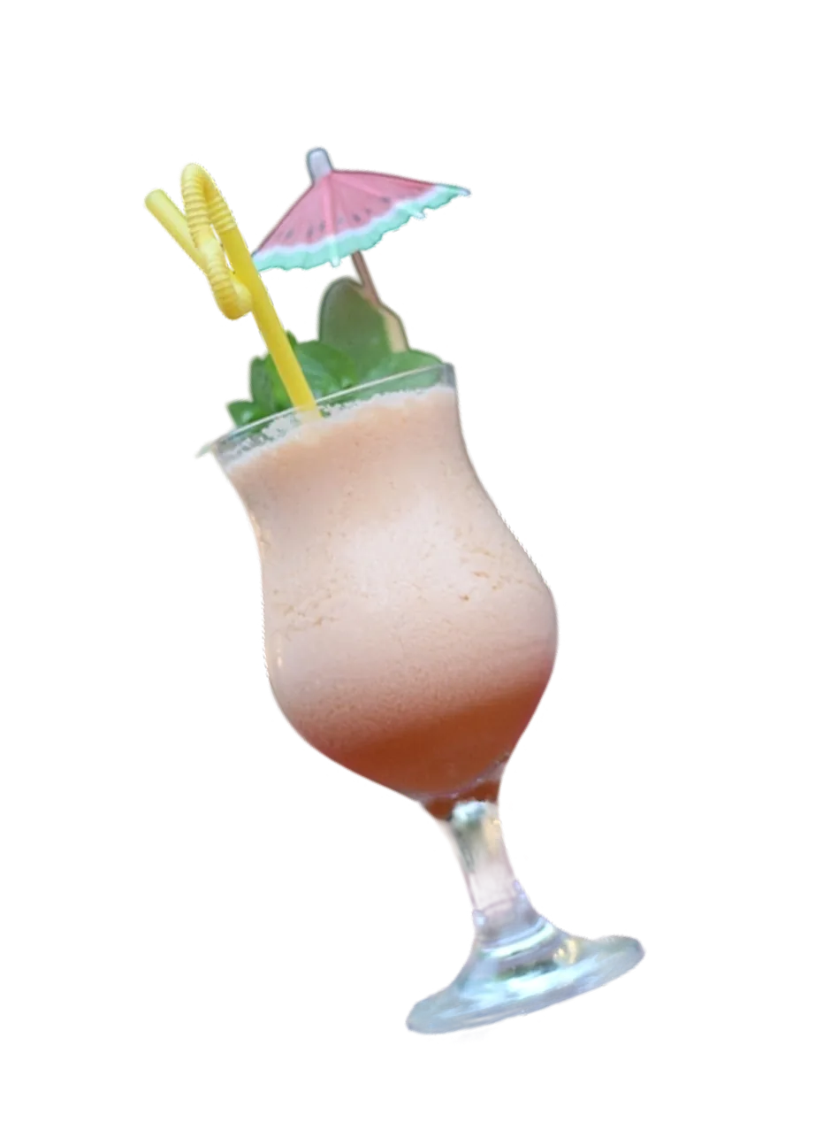 Blue cocktail