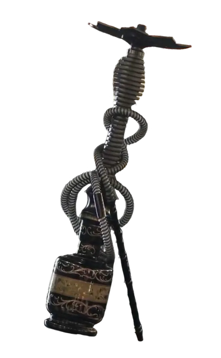 Clear shisha hookah